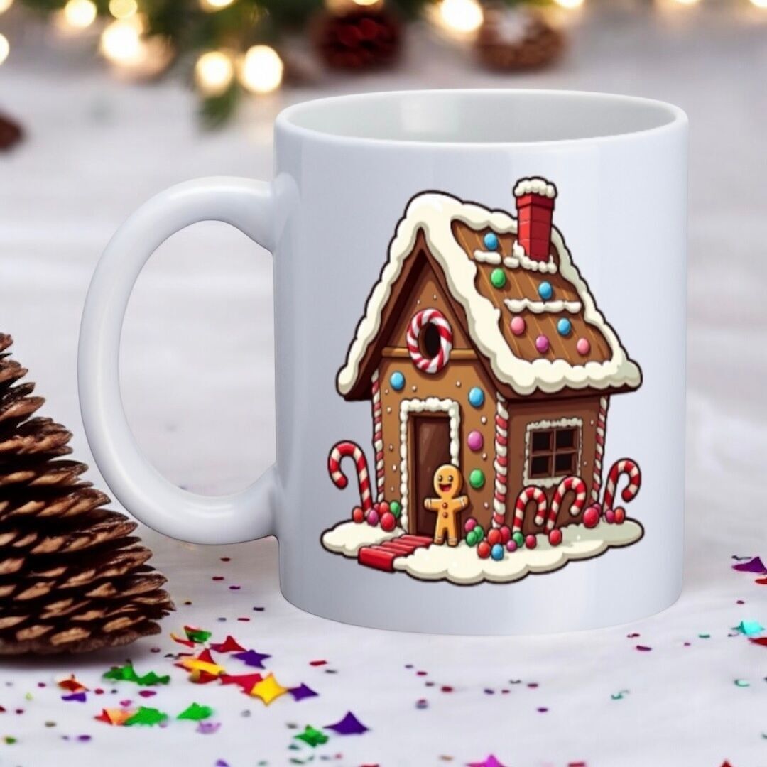 Mug, "Gingerbread House"