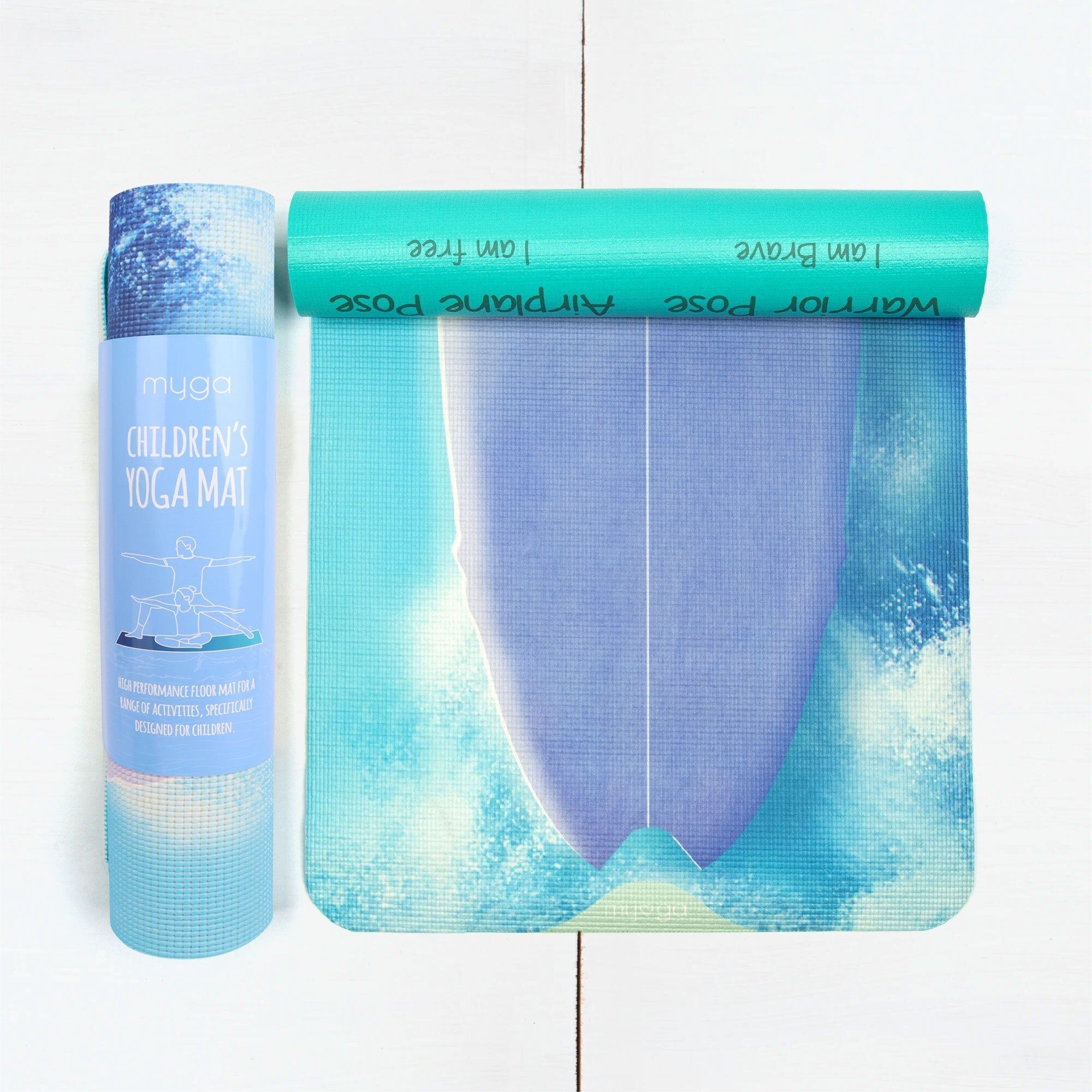 Children's Yoga Mat - Surfer