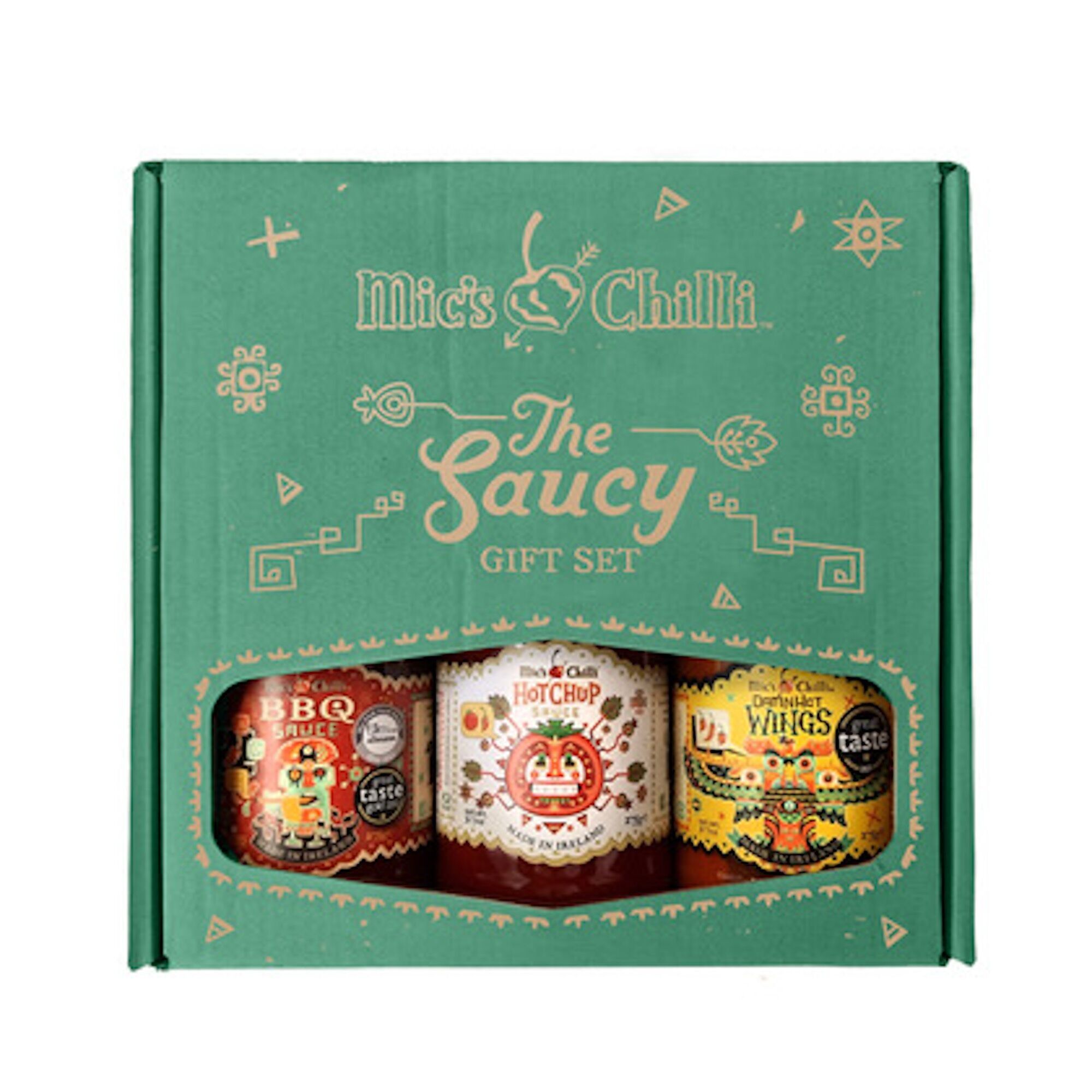 Das Saucy Geschenkset - Scharfe Sauce - Chili