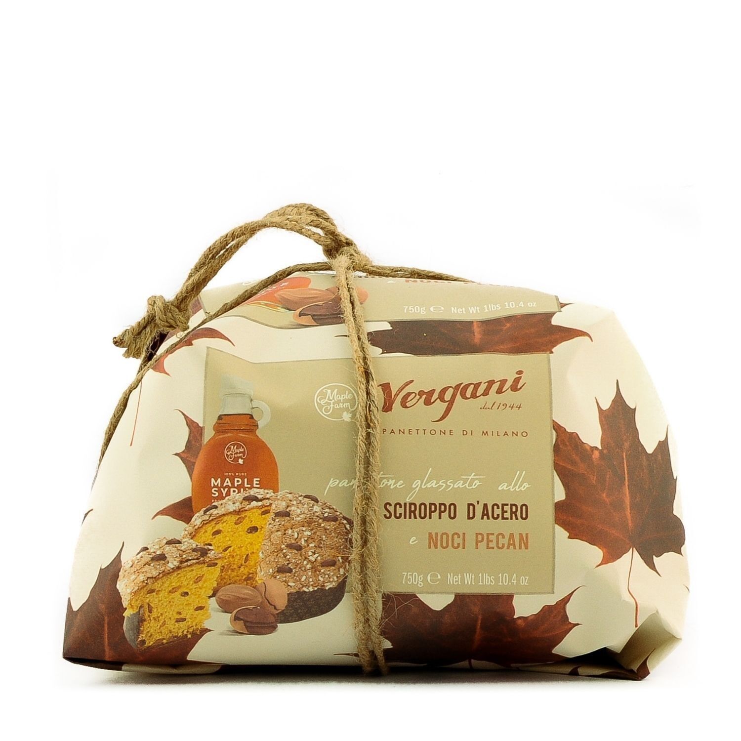 Panettone con sirope de arce – Vergani MapleFarm – Paquete de 750g