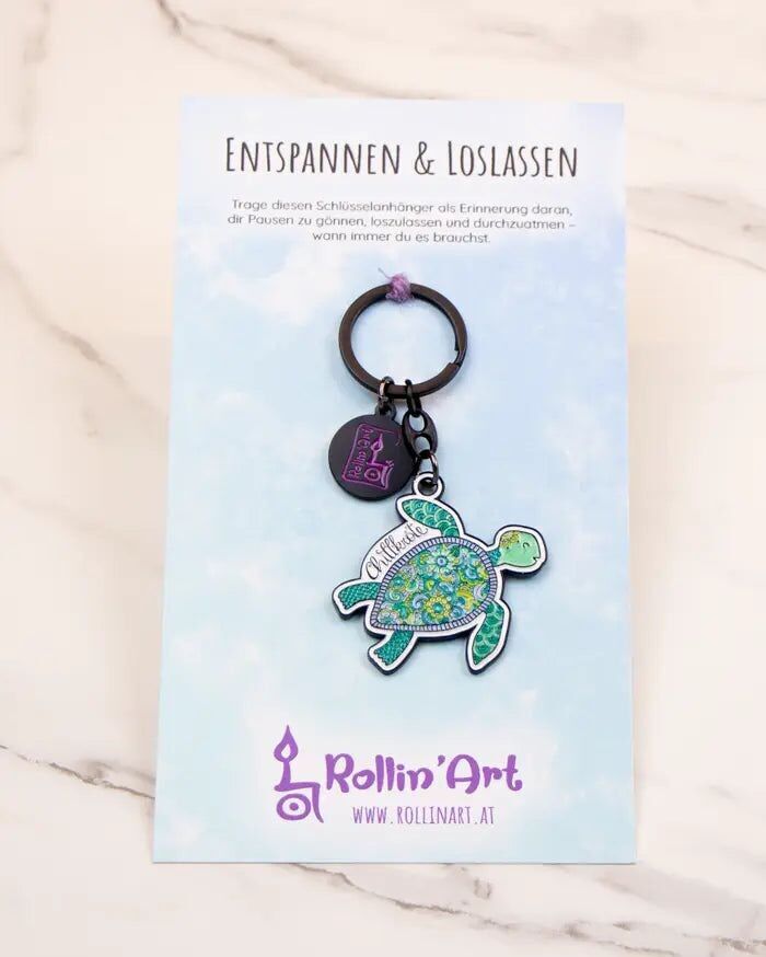 Schlüsselanhänger "Entspannen & Loslassen"