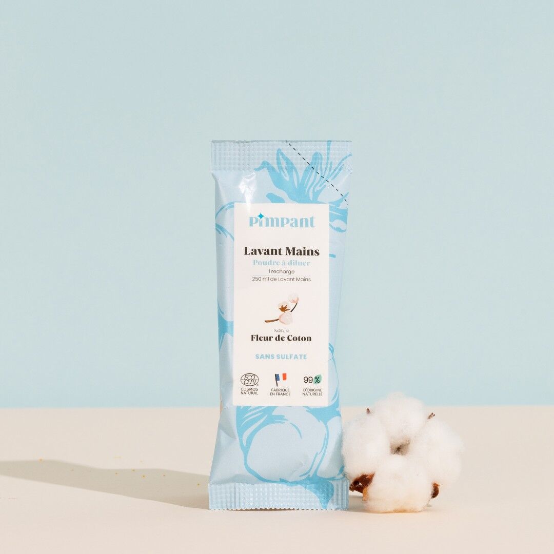 Cotton Flower Hand Wash Gel in Powder to Dilute