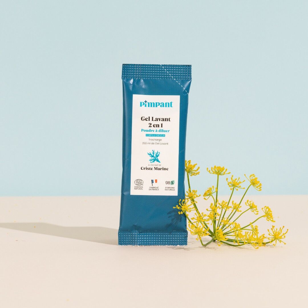 Gel Detergente 2 in 1 per Corpo e Capelli Criste Marine Powder da Diluire