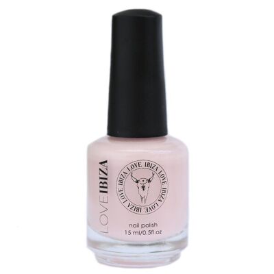 Nail polish pale rose