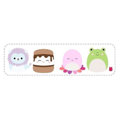 SQMM - Confezione da 4 peluche