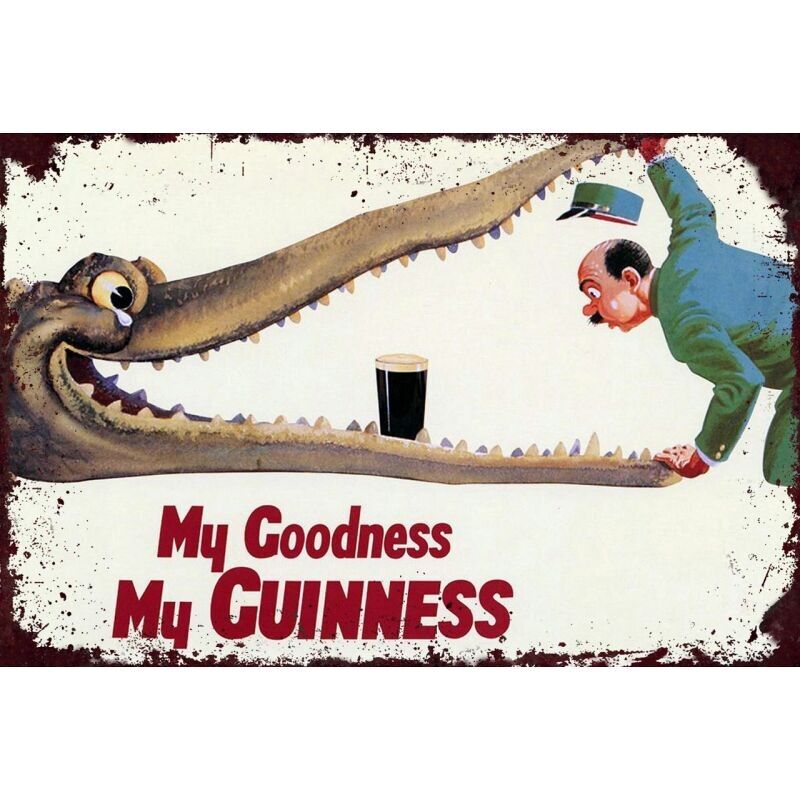Metallplatte My Godness My GUINNESS