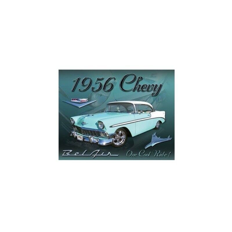 Plaque metal CHEVY 1956 BEL AIR