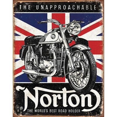 placa de metal El inaccesible NORTON