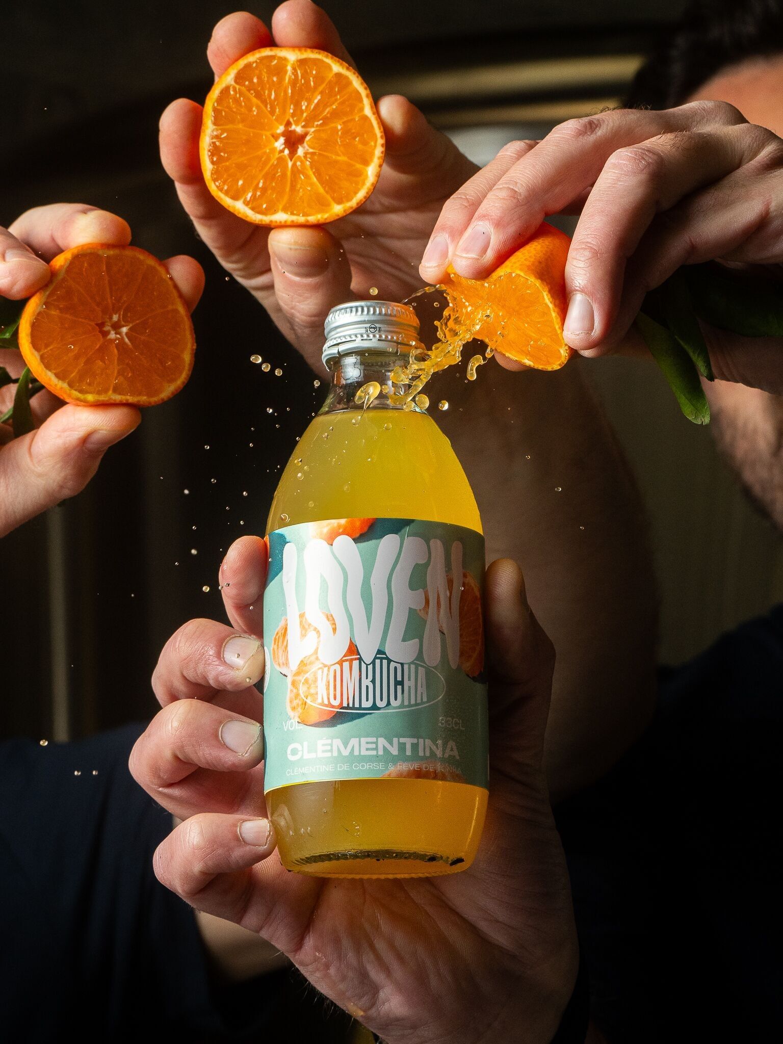 Kombucha LOVEN Clémentina (Clementina corsa e Tonka)-330mL