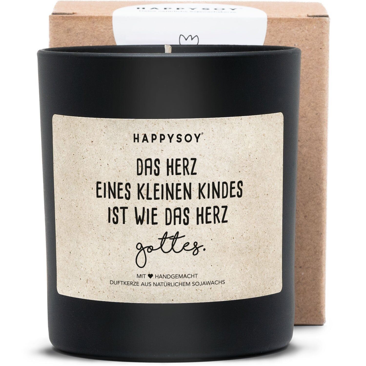 Candela profumata - Il cuore di un bambino è come il cuore di Dio.