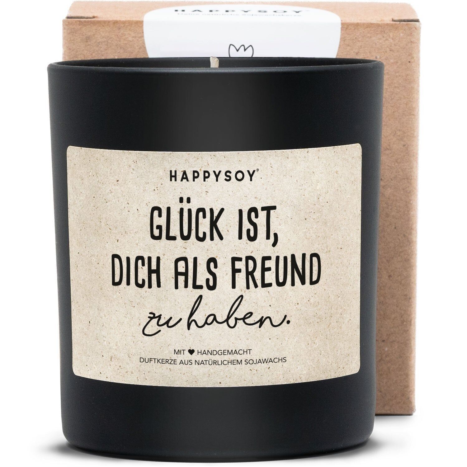 Scented Candle - Happiness is having you as a friend