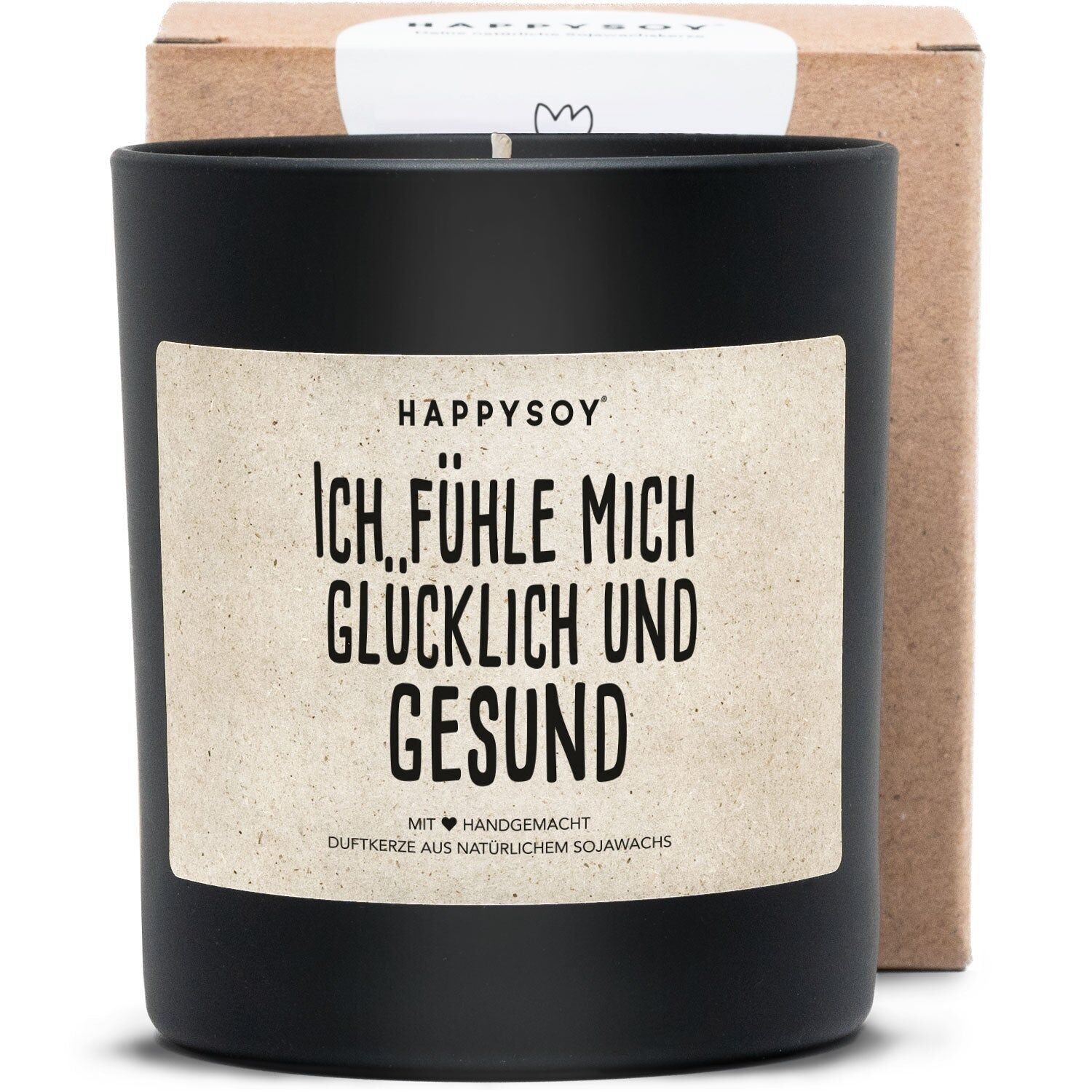 Scented candle - I feel happy and healthy!