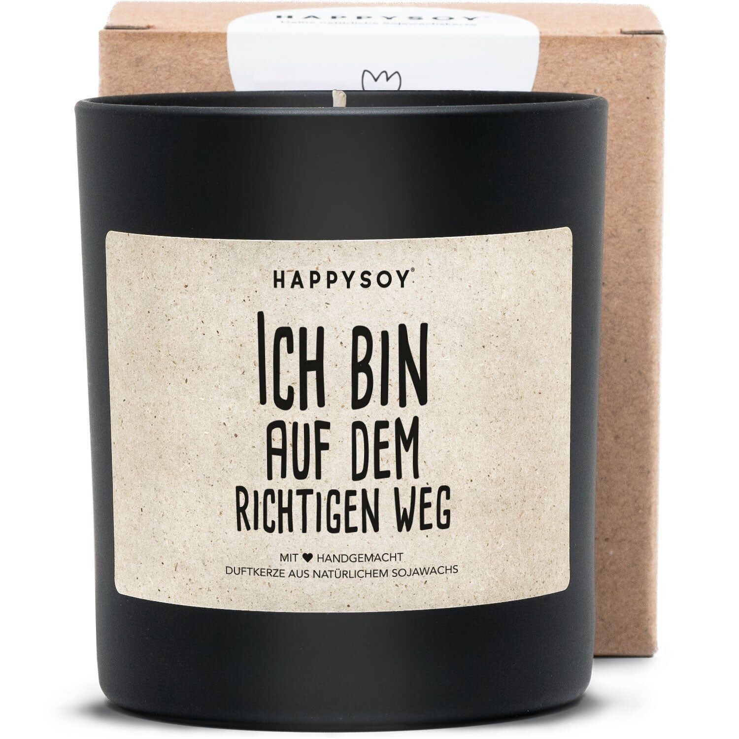 Duftkerze - Ich bin auf dem richtigen Weg