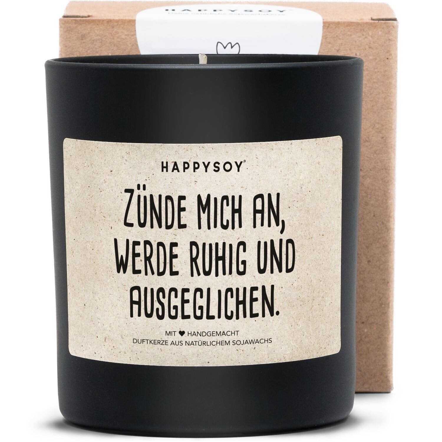 Vela perfumada - Enciéndeme, cálmate y equilibra