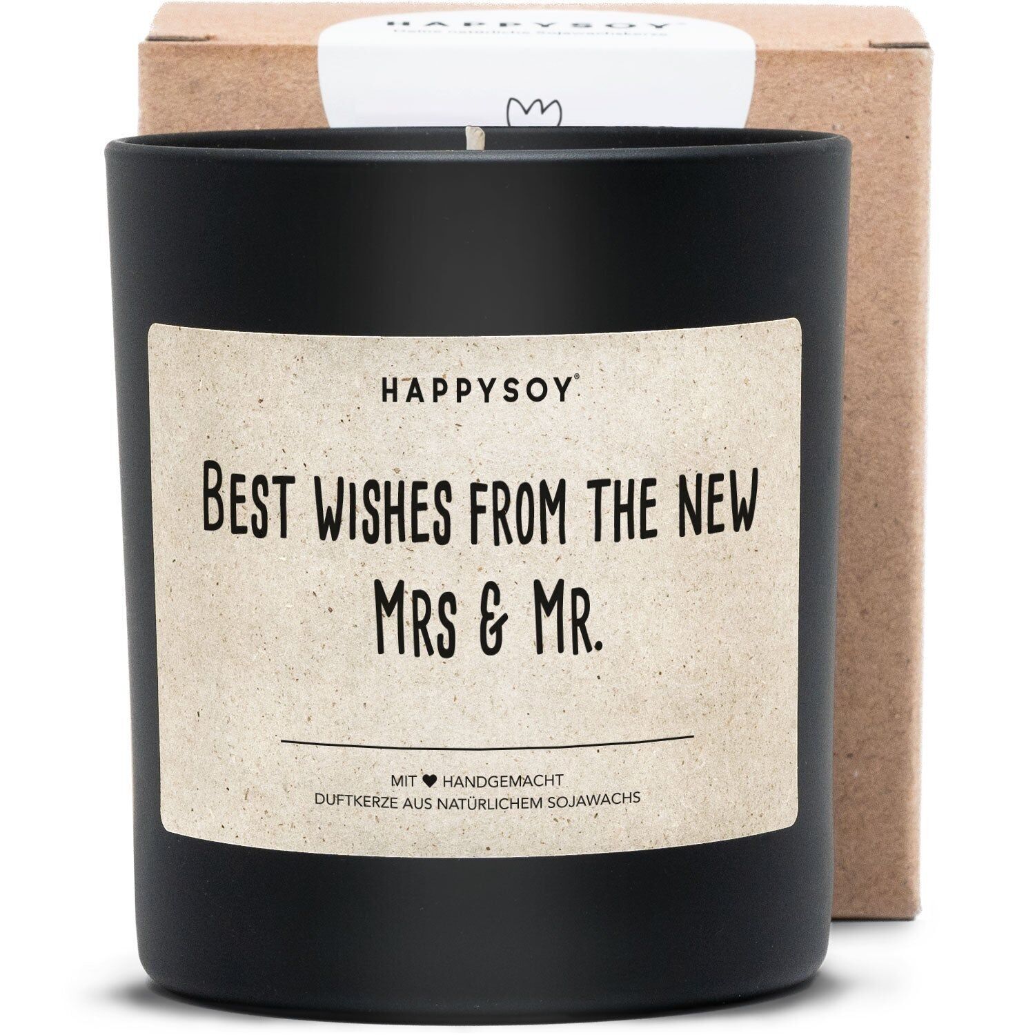 Duftkerze - Best wishes from the new 
Mr & Mrs. 

_________