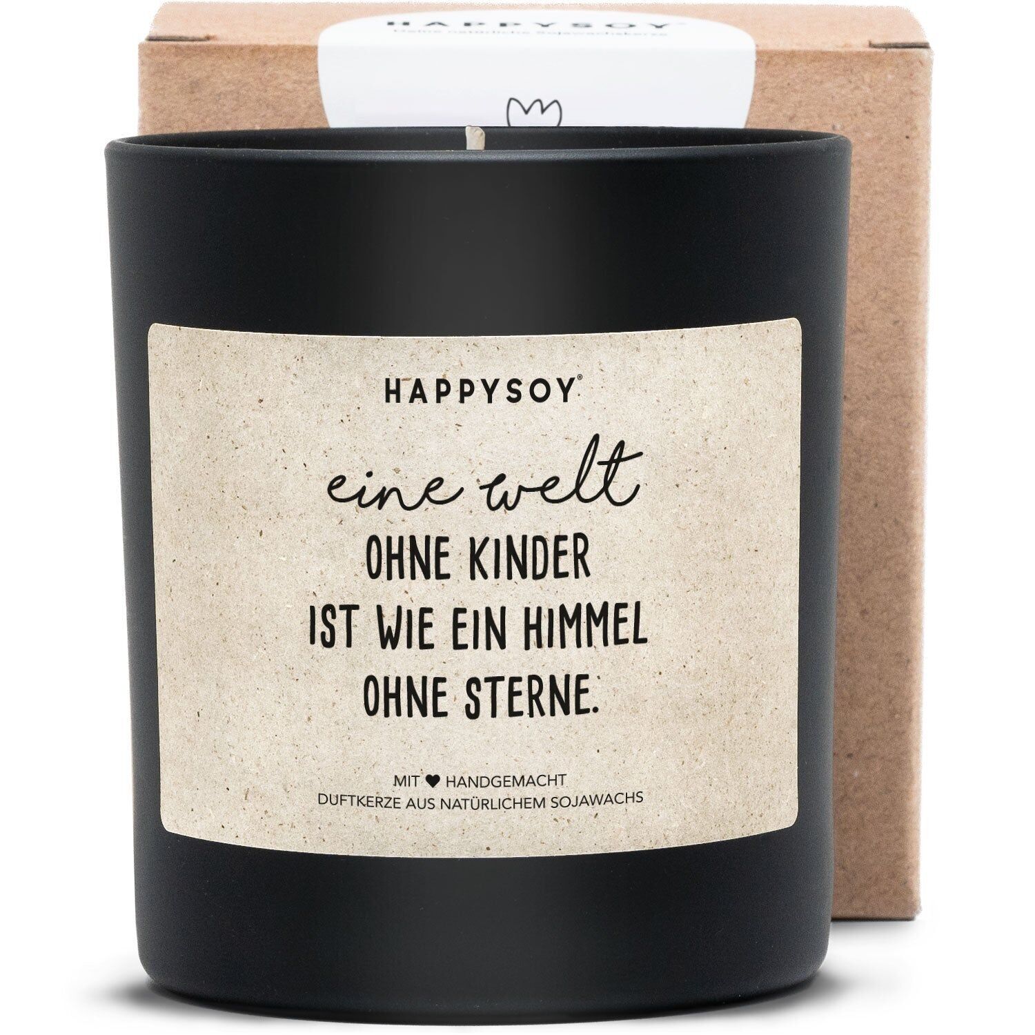 Candela profumata - Un mondo senza bambini è come un cielo senza stelle.