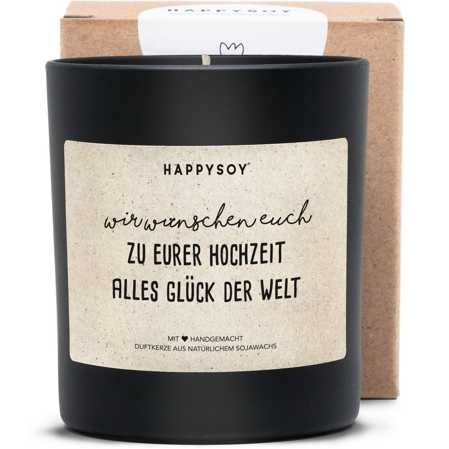 Vela aromática - Te deseamos toda la suerte del mundo en tu boda