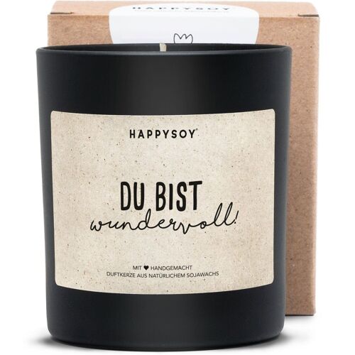 Duftkerze - du bist wundervoll!