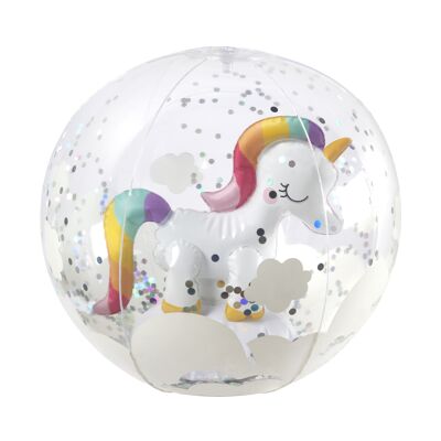 Unicorn 3D Inf. Beach Ball