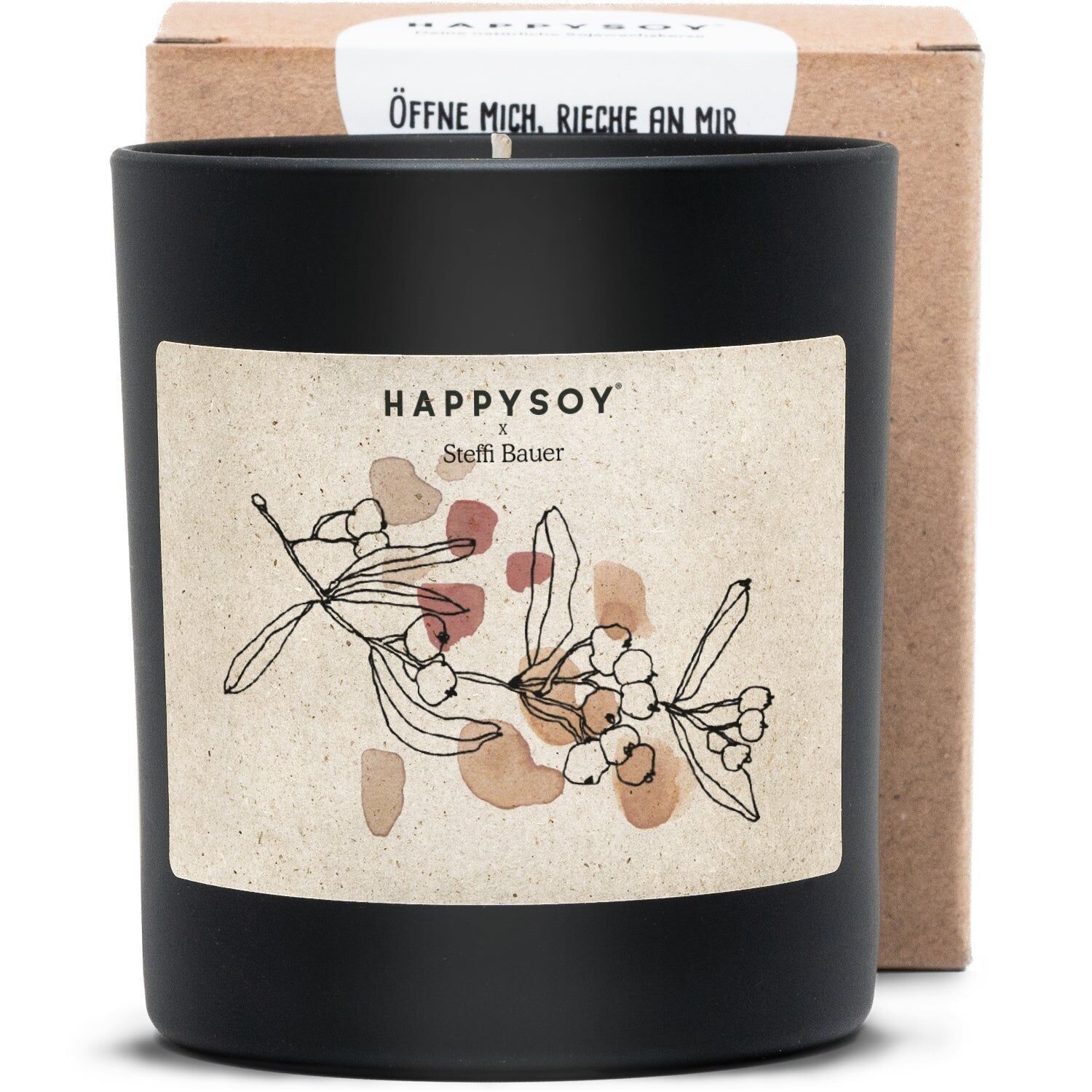 Duftkerze - HAPPYSOY® Art Collection by Steffi Bauer "Beeren"