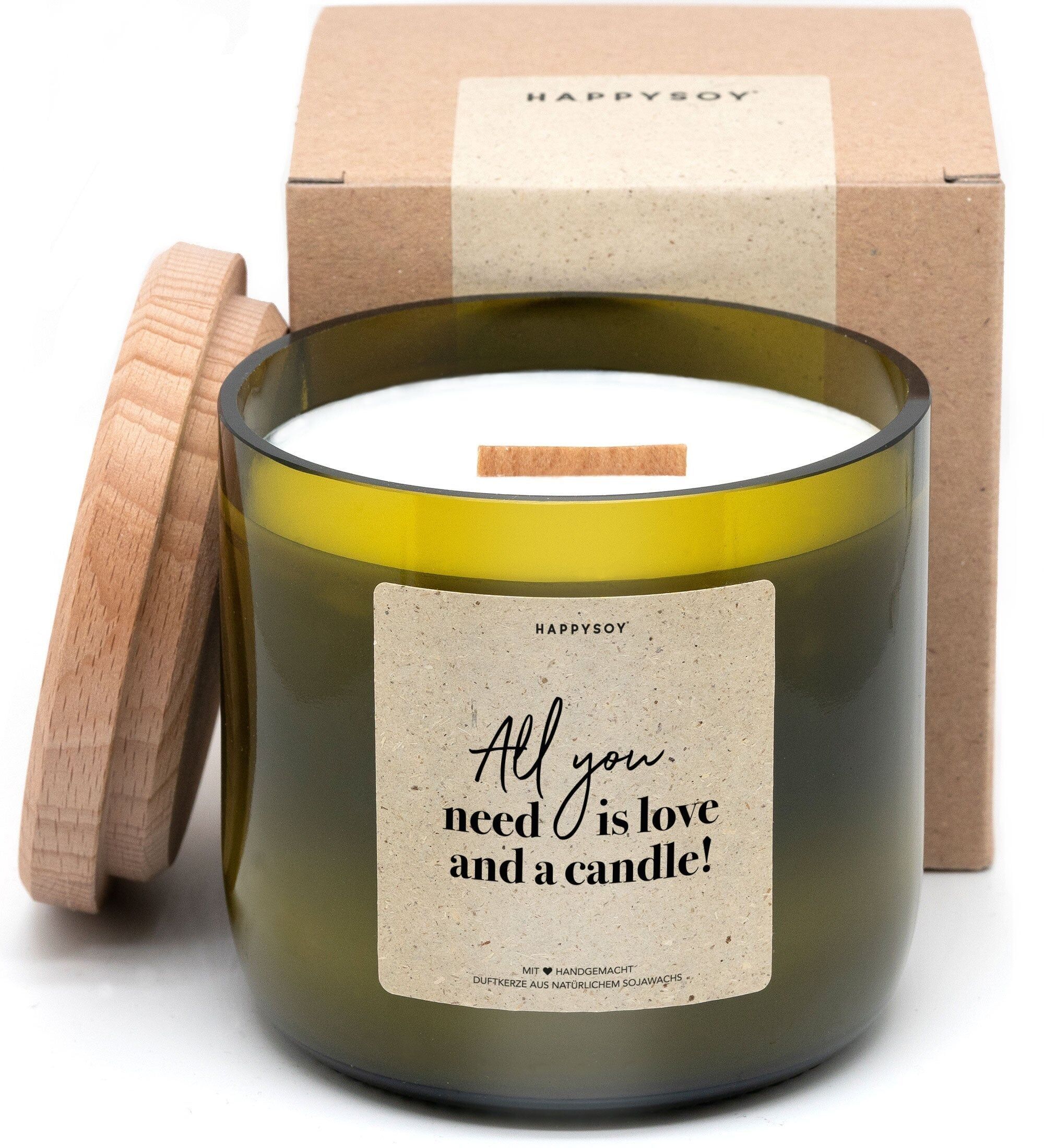 Scented candle - All you need is love and a candle!