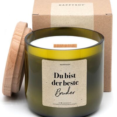 Bougie parfumée - Tu es le meilleur frère !