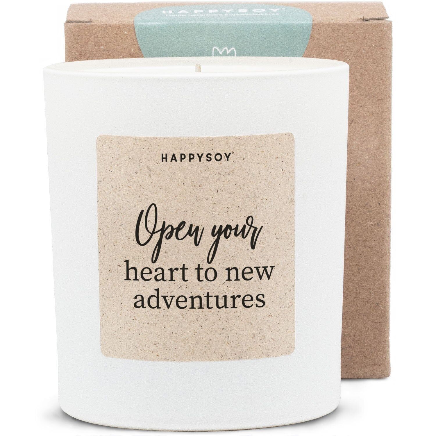 Candela profumata - Apri il tuo cuore a nuove avventure