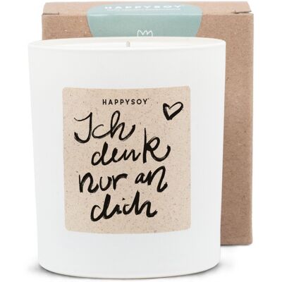 Scented candle - HAPPYSOY® by Steffi Bauer I'm only thinking of you