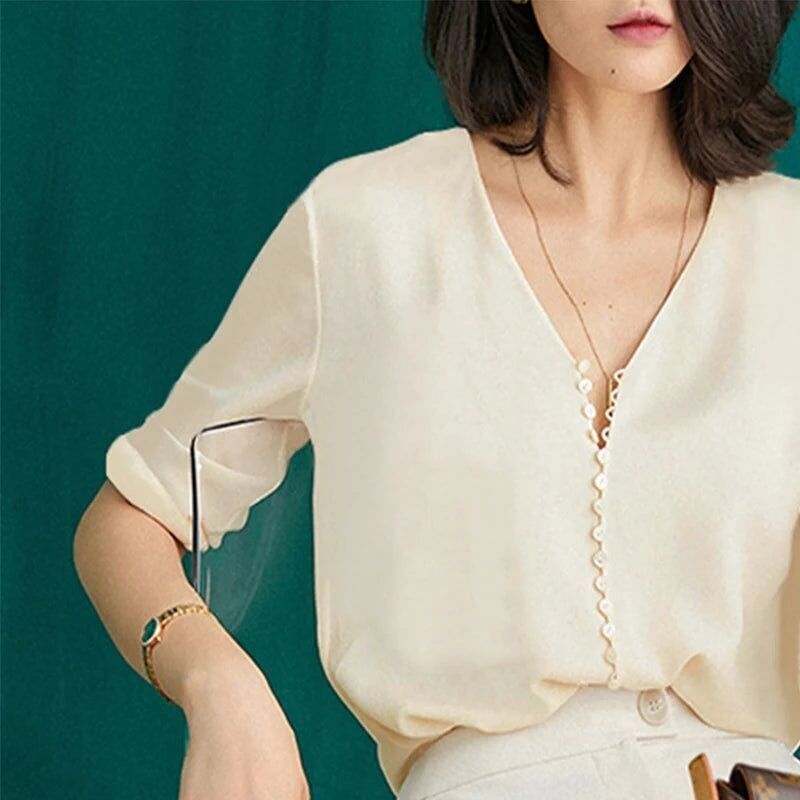 Blouse en Soie 19MM - Femme