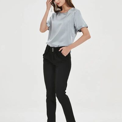 T-Shirt en Soie - Femme