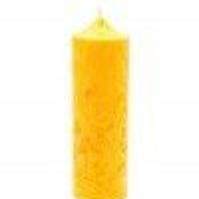 CanVela Pilar Cera vegetale Giallo-Arancio.