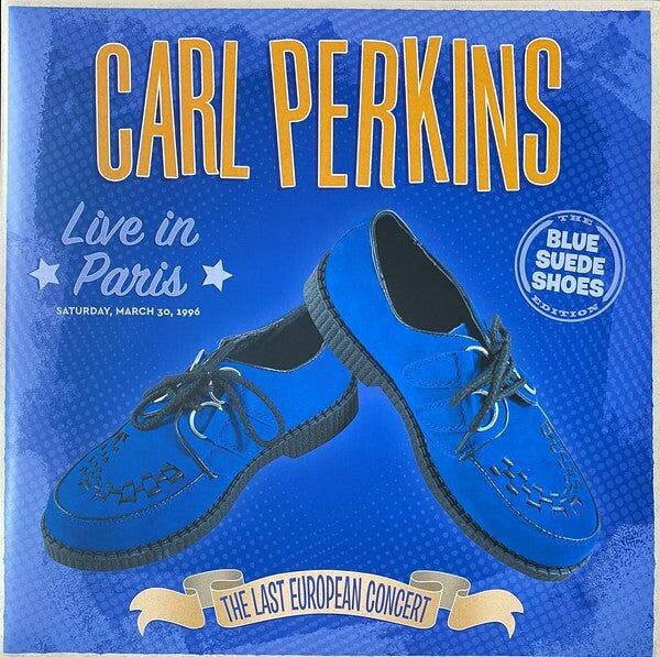 Disco in vinile LP di Carl Perkins - Live In Paris - The Last European Concert (vinile blu) (Rsd 20. 20. ) 