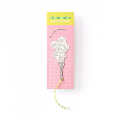 Chamomile flower metal Bookmark