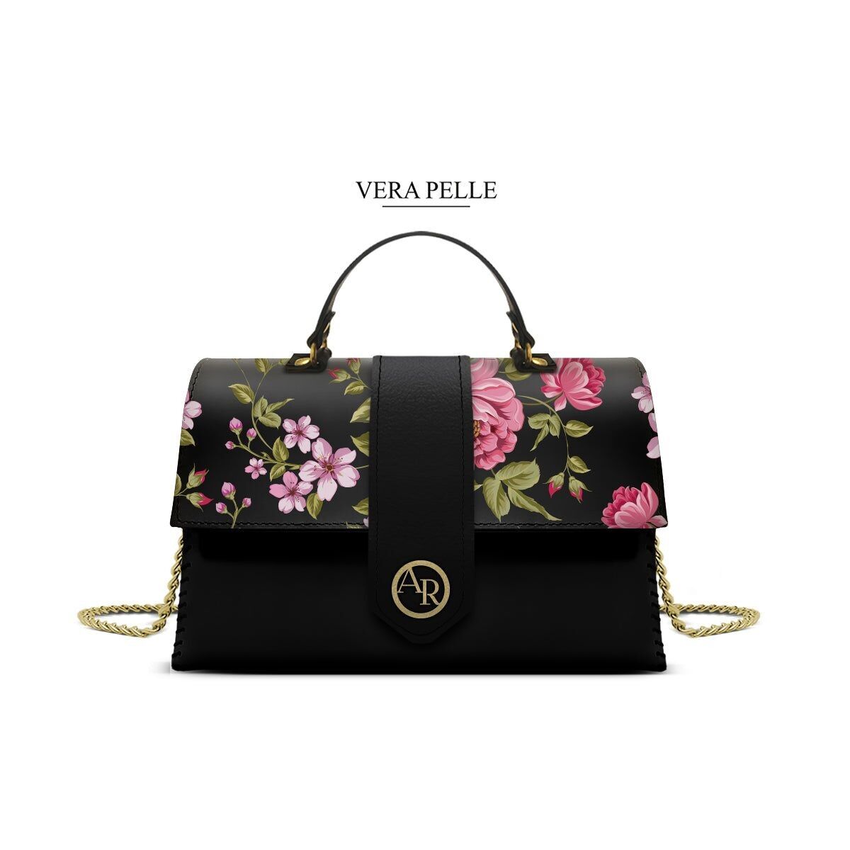 Bolso Alice con flores firmadas