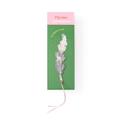 Thyme Herb metal Bookmark