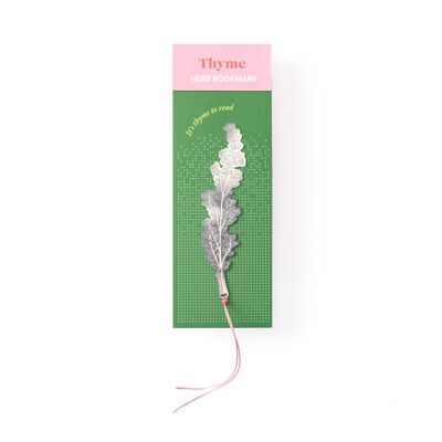Thyme Herb metal Bookmark