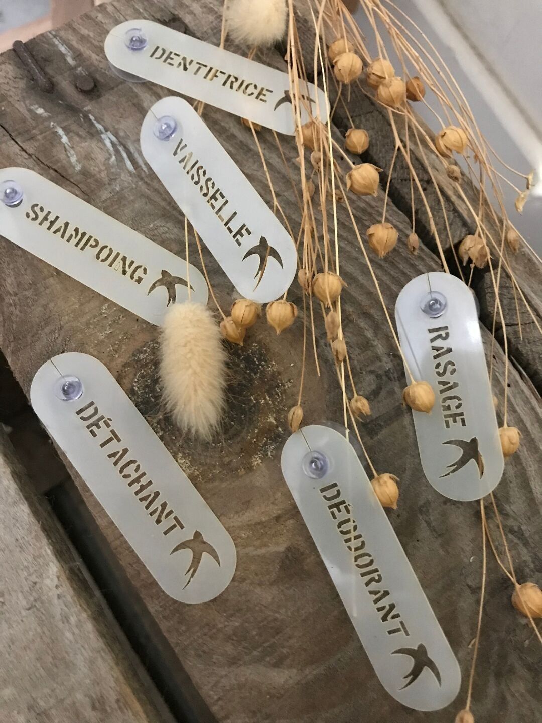 Etichetta per cosmetici solidi