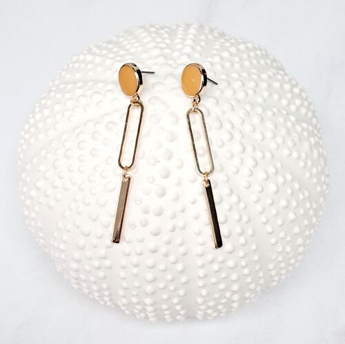 oorbellen - Merry - stud - goud / oker