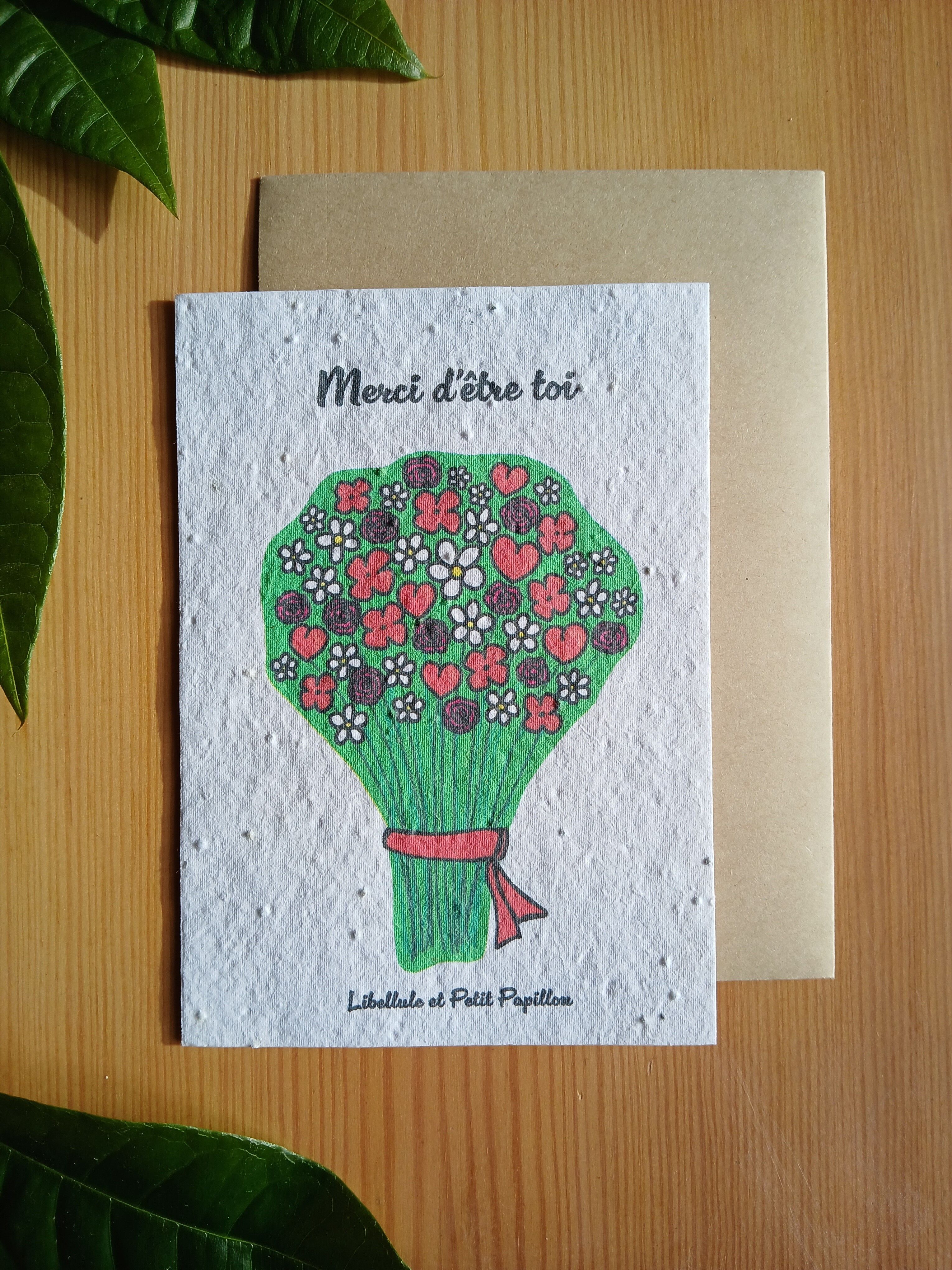 Pflanzbare Karte „Danke, dass du du bist“