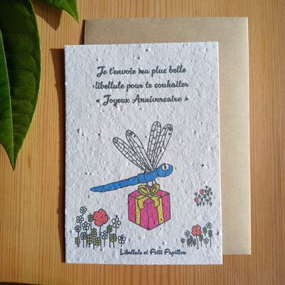 Card to plant "Happy Birthday"