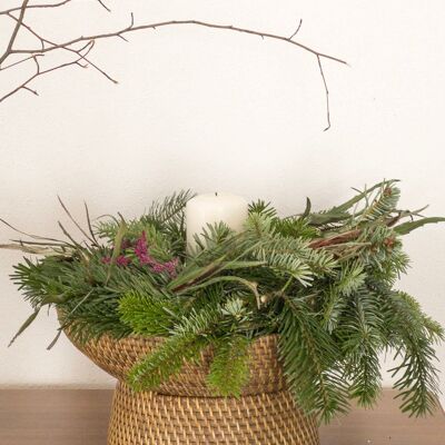 BOL DE FRUITS JIWA | PETIT PANIER EN ROTIN NATUREL