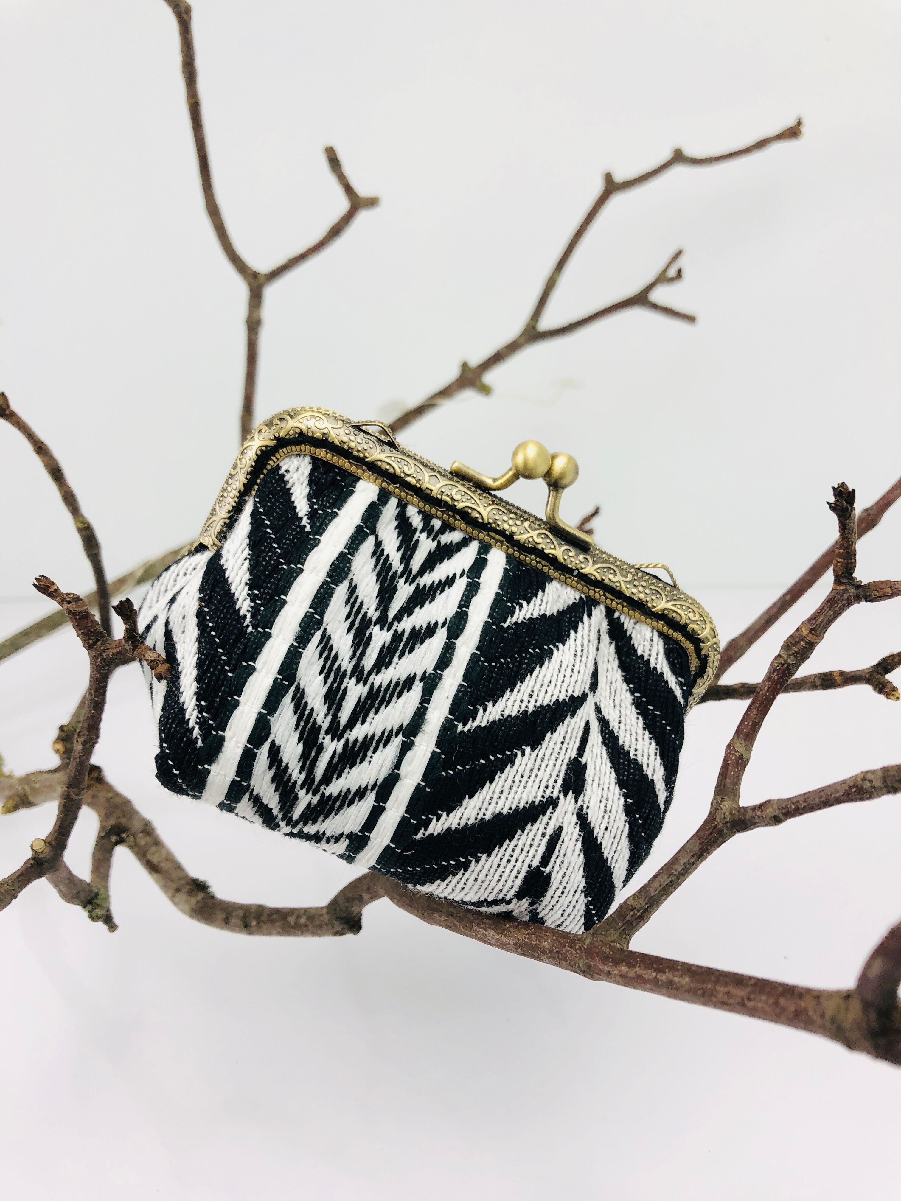 Portamonete FUJI grande in stile retrò