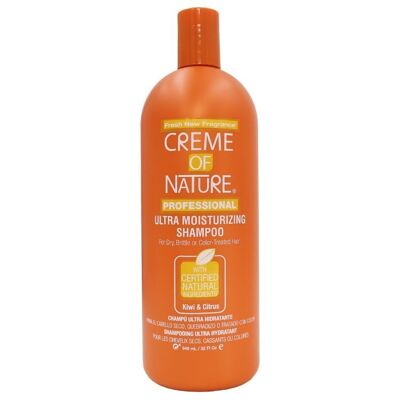 Creme of Nature Kiwi & Citrus Ultra Moist Gel. Shampoo 32 oz Deep Hydration for Dry Hair...