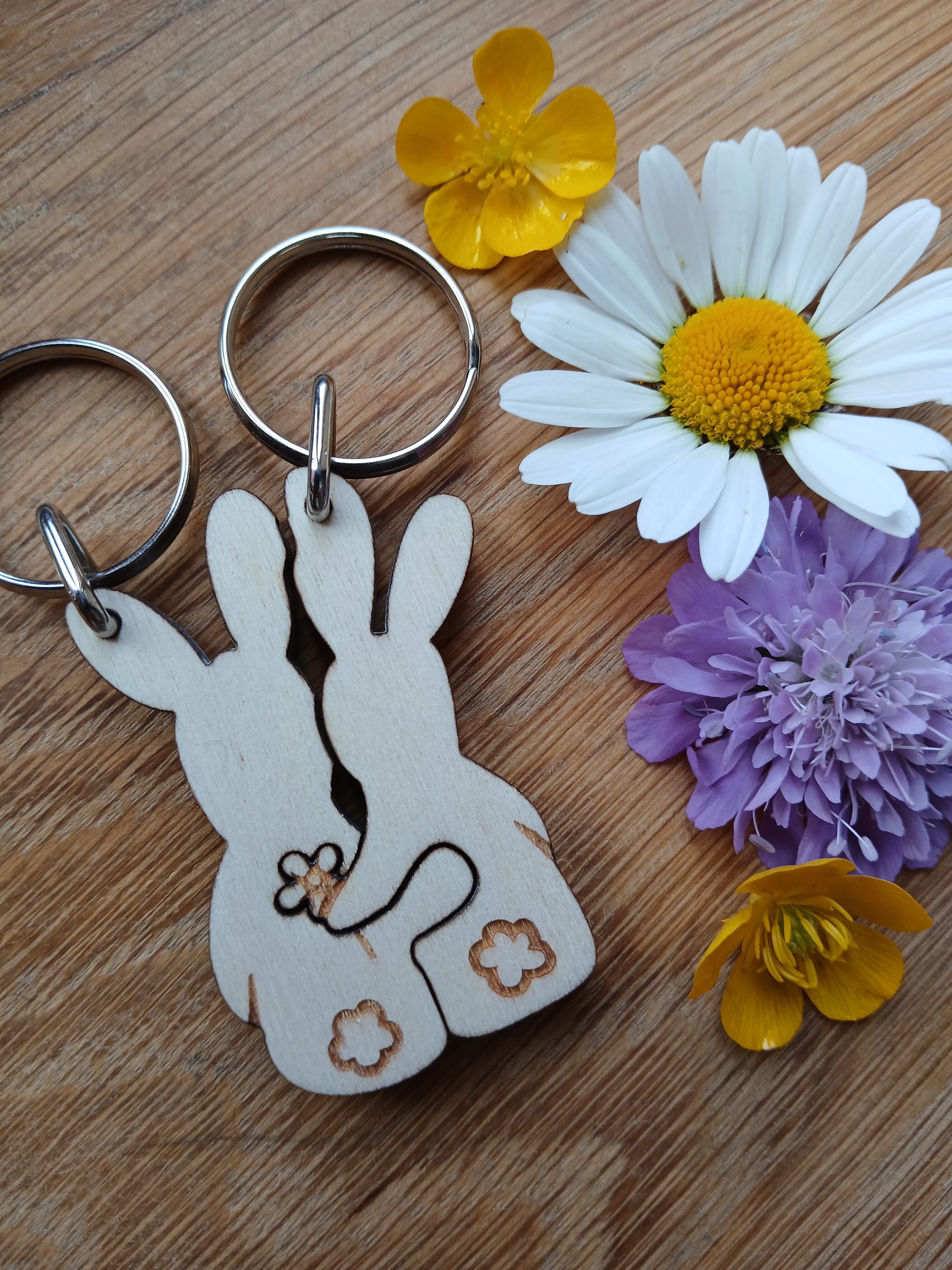 Portachiavi Duo “Conigli”.