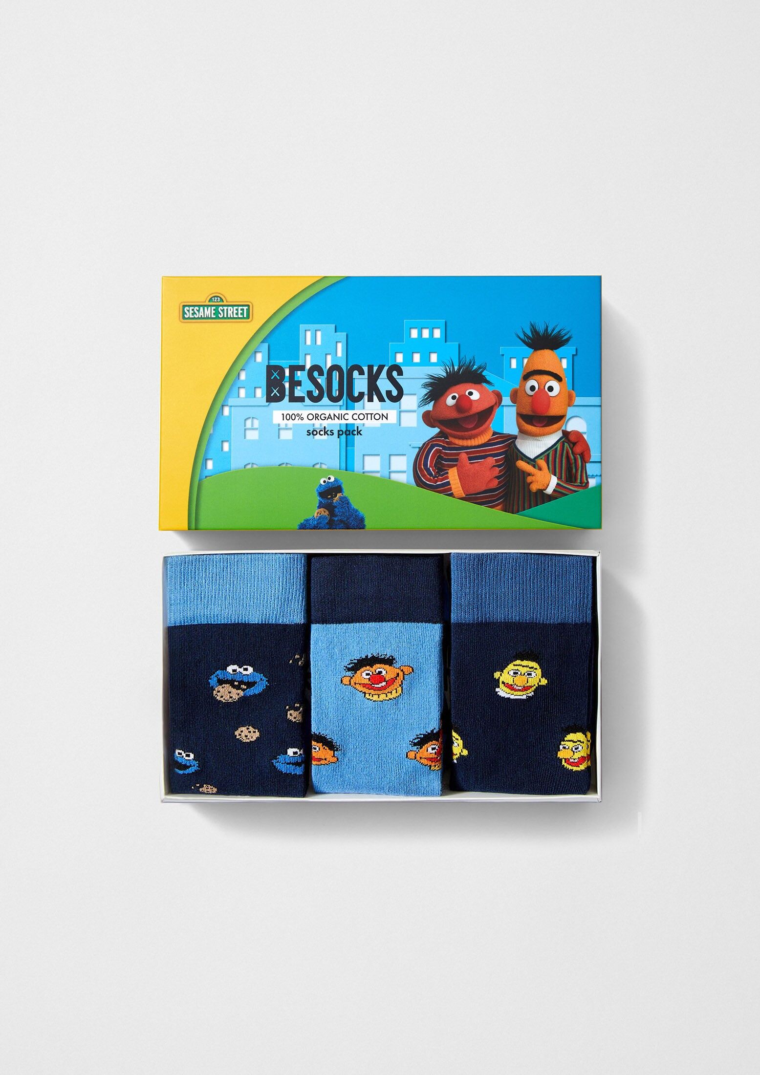 Pack de calcetines Barrio Sésamo - 100% Organic Cotton Socks