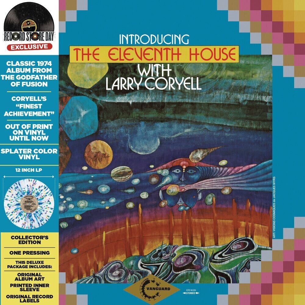 Larry Coryell LP – Introducing The Eleventh House (klares blaues/lila Vinyl) (Rsd 2023)