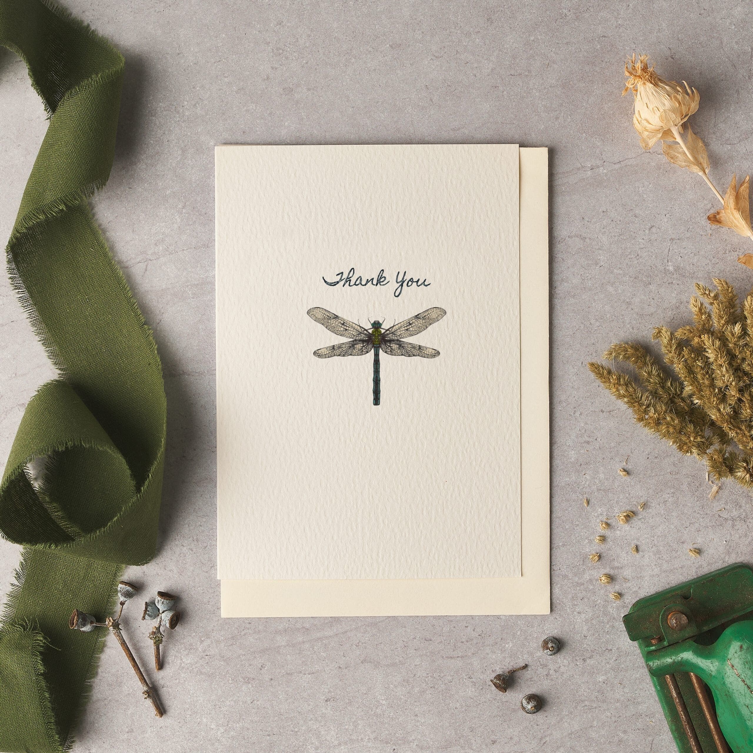 Biglietto di ringraziamento Libellula