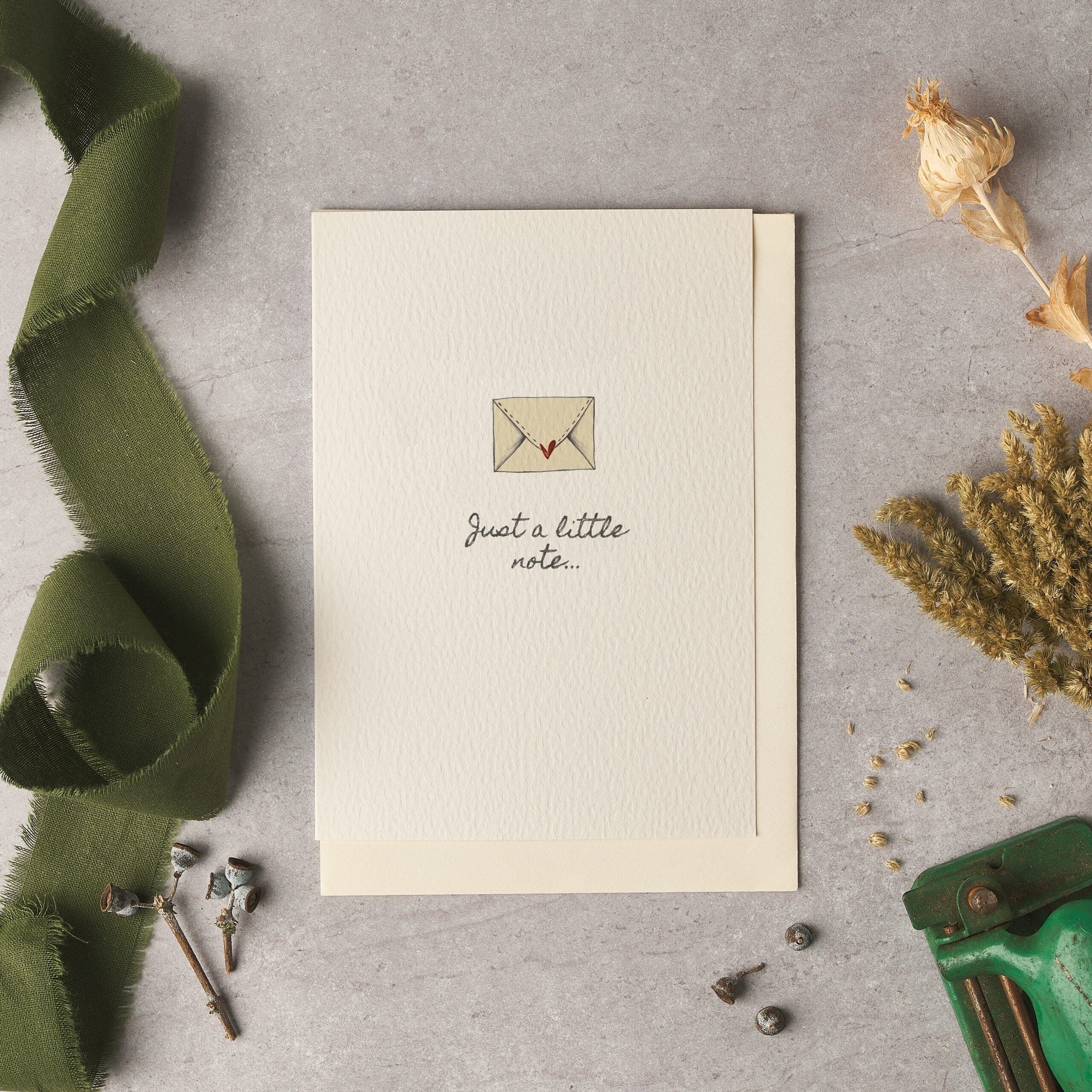 Solo una piccola nota Busta Card