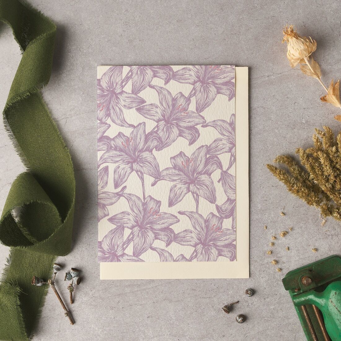 Buy wholesale ZEPHYR LILY Japanese Greeting Card