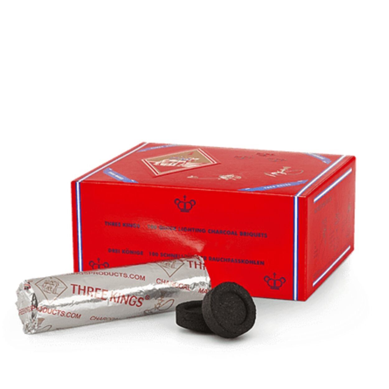 Three Kings - 33mm 100 carboncini ad accensione rapida